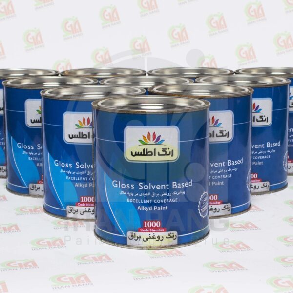 رنگ روغنی براق 1000 اطلس