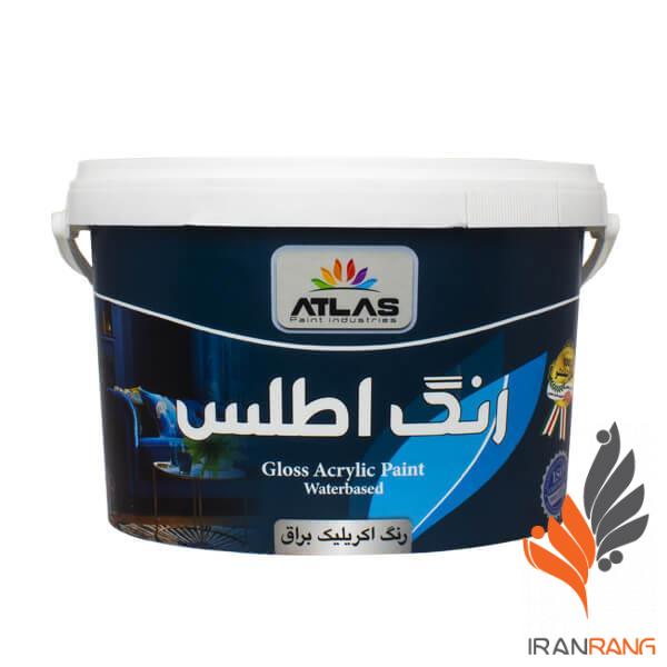 رنگ اکریلیکی براق اطلس
