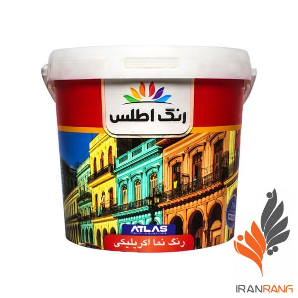 Image رنگ نمای اکریلیک اطلس 2/5 دبه - ایران رنگ