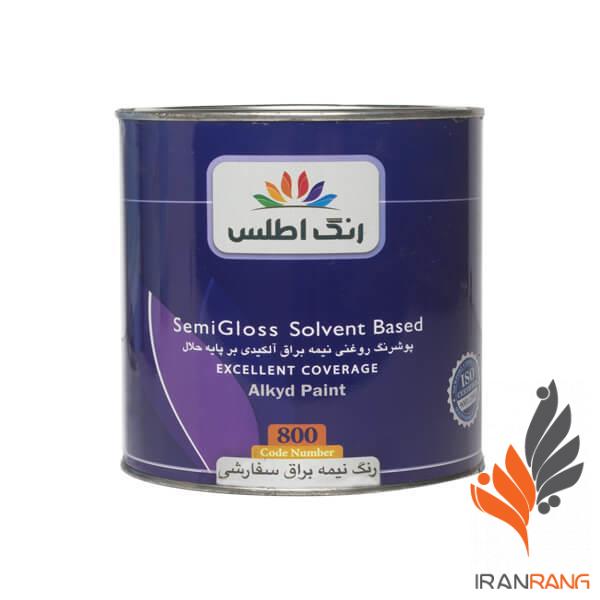 رنگ نیمه براق سفارشی 800اطلس گالن - ایران رنگ