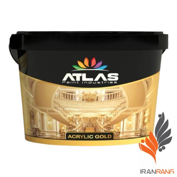 اکریلیک گلد اطلس 2/5 گالن دبه (12کیلویی)