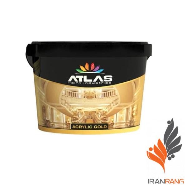 اکریلیک گلد اطلس 2/5 گالن دبه(12کیلویی)