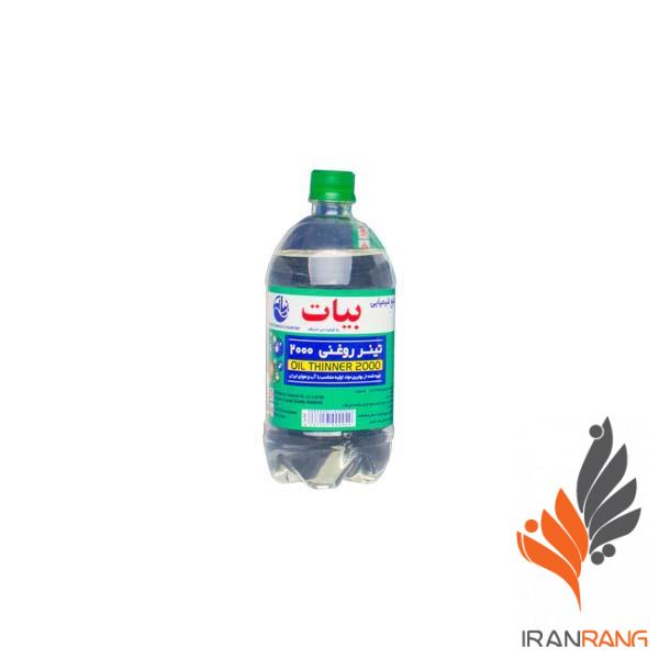 تینر روغنی 2000 بیات لیتر - ایران رنگ
