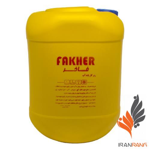 خرید روغن زیرکار پایه آب فاخر حلب - ایران رنگ
