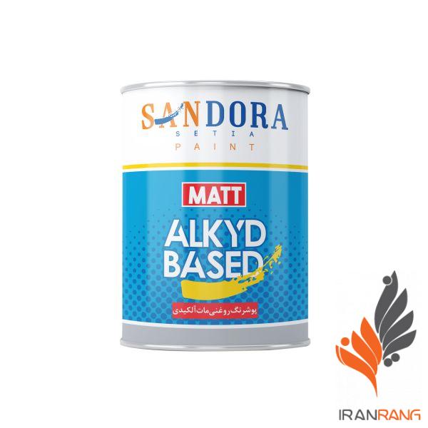 رنگ روغنی آلکیدی سفید مات ساندورا کد۱۵۰۰ گالن - ایران رنگ