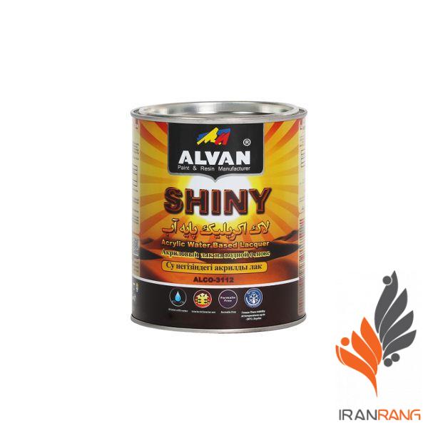 لاک اکریلیک پایه آب براق الوان کد3112 گالن - ایران رنگ
