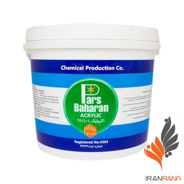 پارس بهار پارس اکریل دبه -رنگ اکریلیک سفید درجه دو پارس بهار دبه -ایران رنگ
