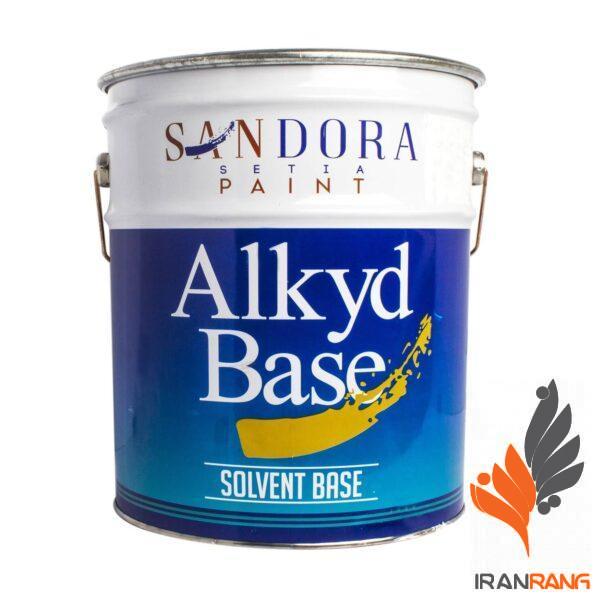  رنگ سفید نیم براق ساندورا کد2500 حلب - ایران رنگ