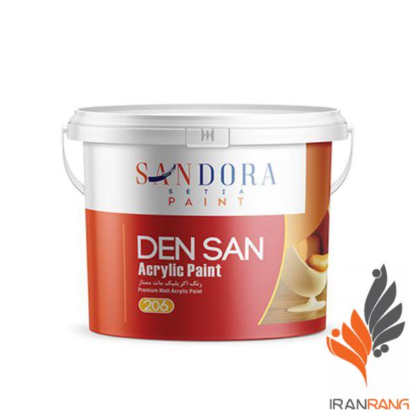 رنگ آکریلیک مات دن سان ساندورا کد206 دبه - ایران رنگ