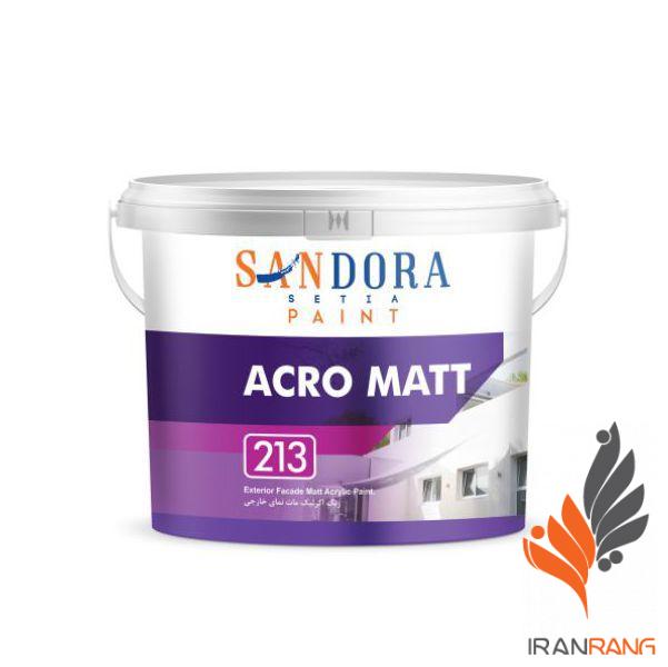 رنگ نما مات خارجی ساندورا کد213 دبه - ایران رنگ