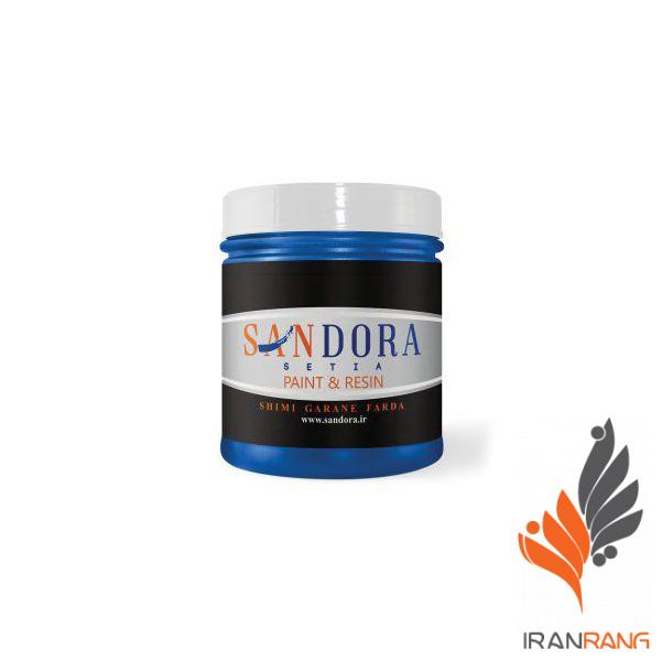 رنگ اکریلیک دکوراتیو آبی اقیانوسی ساندورا کد 138 ربعی - ایران رنگ