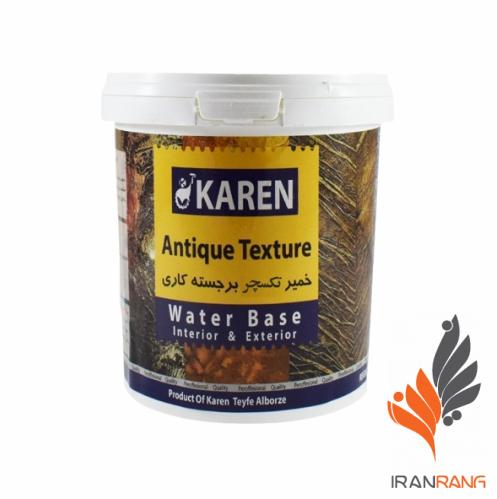 خمیر تکسچر و برجسته کاری دانه سنگ کارن دبه - ایران رنگ