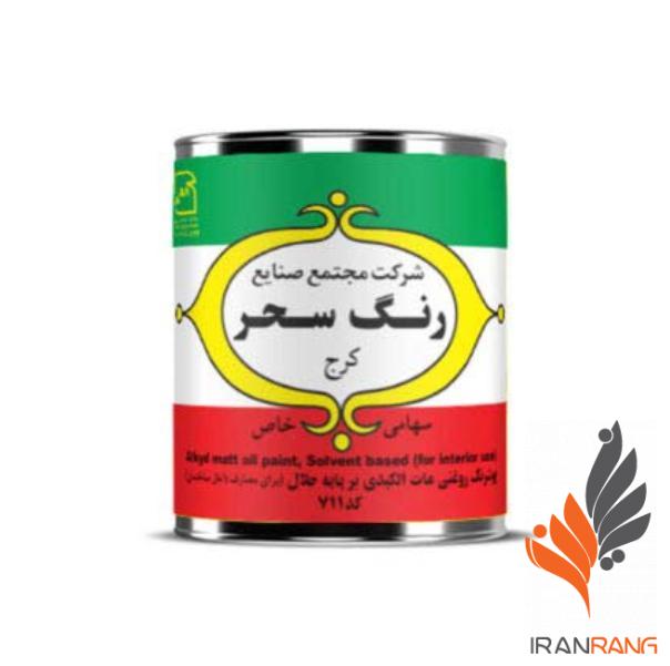 سحر سفید مات کوارت کد 711 - رنگ روغنی سفید مات سحر کد 711 کوارت - ایران رنگ
