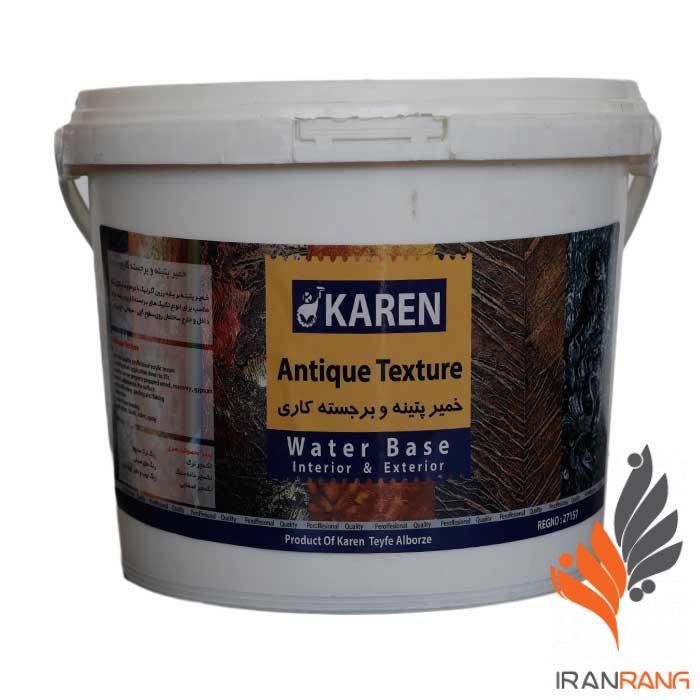 خمیر پتینه و برجسته کاری کارن گالن 5 کیلوگرمی - خمیر پتینه و برجسته کاری کارن گالن - ایران رنگ