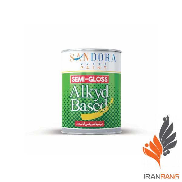 رنگ مشکی نیم براق ساندورا کد2700 کوارت - ایران رنگ