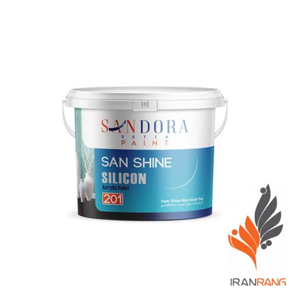 رنگ اکریلیک براق سان شاین ساندورا کد201 گالن - ایران رنگ