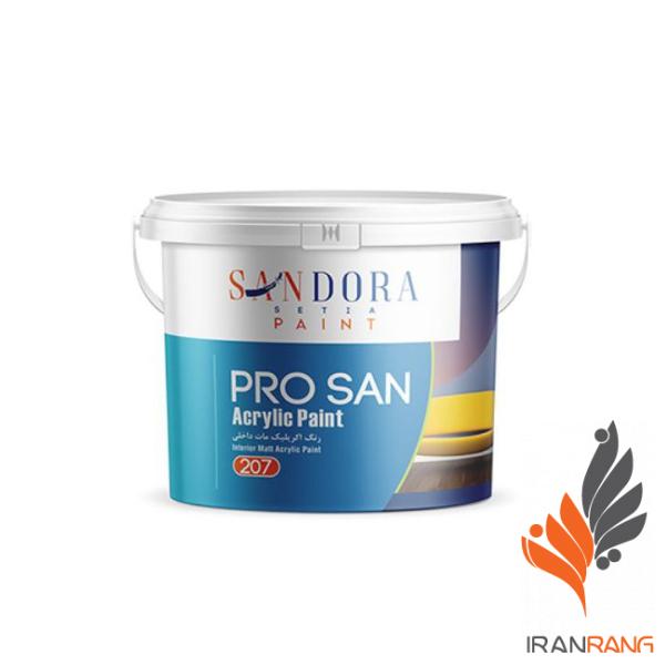 رنگ اکریلیک مات پروسان ساندورا کد207 گالن - ایران رنگ