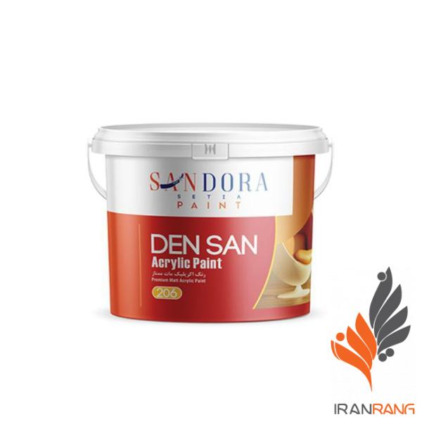 رنگ آکریلیک مات دن سان ساندورا کد206 گالن - ایران رنگ