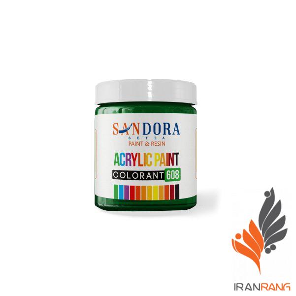 رنگ کلورانت سبز کد 358 ساندورا 300 گرمی - ایران رنگ