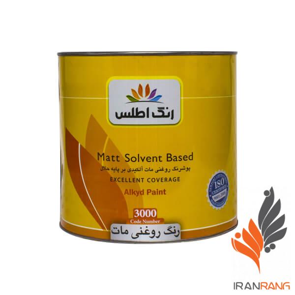 رنگ روغنی مشکی مات اطلس کد399 گالن - ایران رنگ