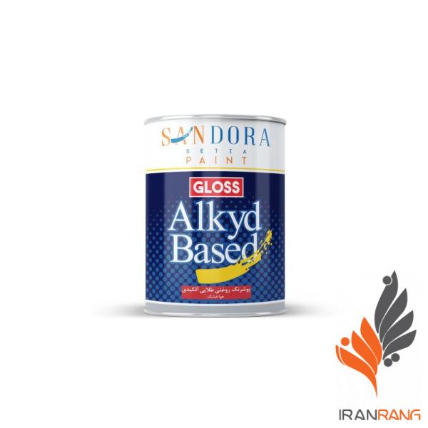 خرید رنگ روغني براق طلایی ساندورا کد 300 کوارت - ایران رنگ