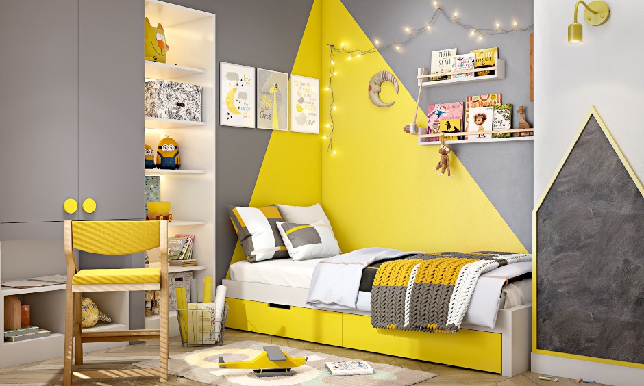 زرد - رنگ اتاق کودک - ایران رنگ