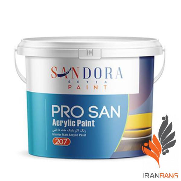 خرید رنگ اکریلیک مات پروسان ساندورا کد 207 حلب - ایران رنگ