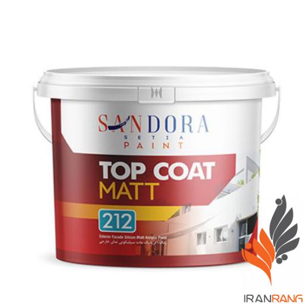 خرید رنگ نما تاپ کوت مات طوسی ساندورا کد 212 حلب - ایران رنگ