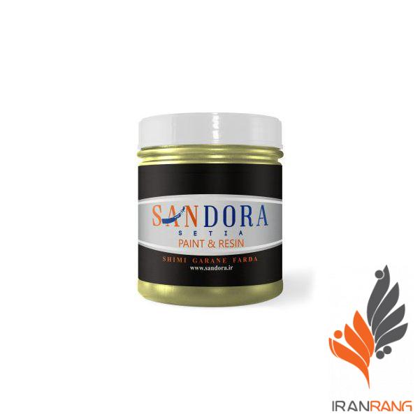 خرید رنگ دکوراتیو اکریلیک تزیینی زیتونی کد 121ساندورا 250 گرمی - ایران رنگ