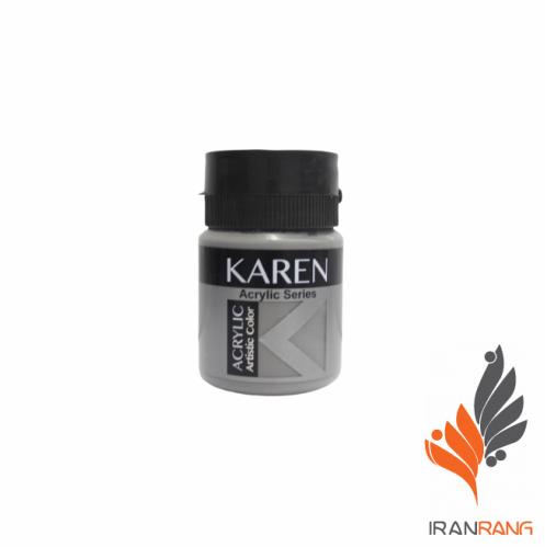 خرید رنگ اکریلیک کهنه کاری طوسی کارن ربعی - ایران رنگ