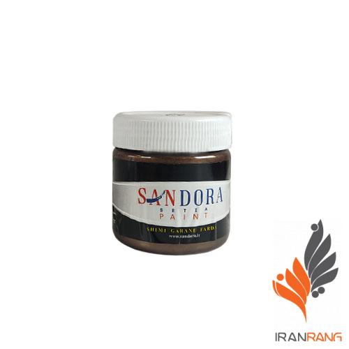 خرید رنگ اکریلیک دکوراتیو قهوه ای تزئینی ساندورا کد 133 ربعی - ایران رنگ
