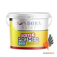 خرید رنگ اکریلیک پرایمر زیرکار شفاف ساندورا کد 602 حلب - ایران رنگ