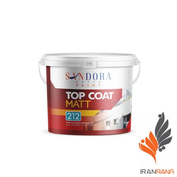 خرید رنگ نما تاپ کوت سفالی مات ساندورا کد 212 گالن - ایران رنگ