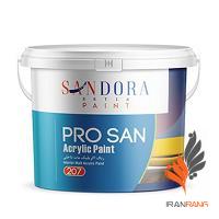 خرید رنگ اکریلیک مات داخلی پروسان سبز ساندورا کد 207 حلب - فروشگاه ایران رنگ