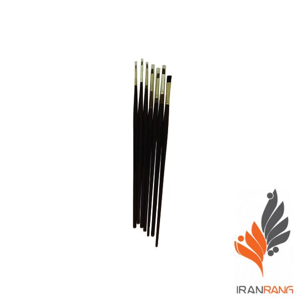 قلم سایز 0 تا 6-min خرید قلم مو تخت تیره خرم سری (0-6) کد 777 - ایران رنگ