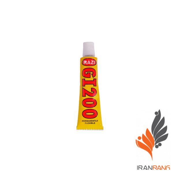 خرید چسب آکواریوم Gi200 شفاف رازی 30 گرمی - ایران رنگ