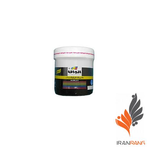 خرید مادر رنگ اکریلیک مشکی الوان کد 599 ربعی - ایران رنگ