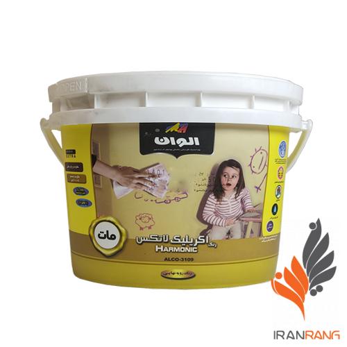 خرید رنگ اکریلیک مات لاتکس الوان کد 3109 گالن - ایران رنگ