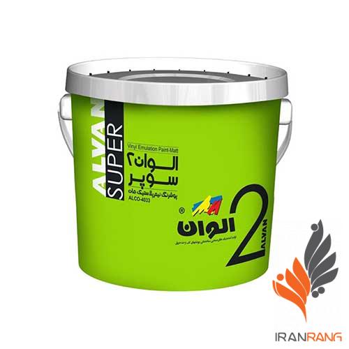 خرید رنگ نیم پلاستیک درجه 2 سوپر الوان کد 4033 گالن - ایران رنگ