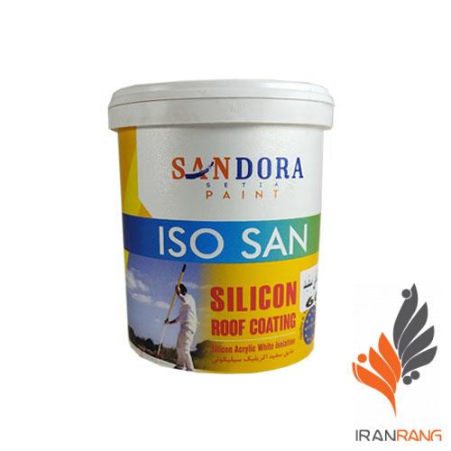 خرید رنگ عایق ایزوسان الیافی ساندورا کد 608 کوارت - ایران رنگ