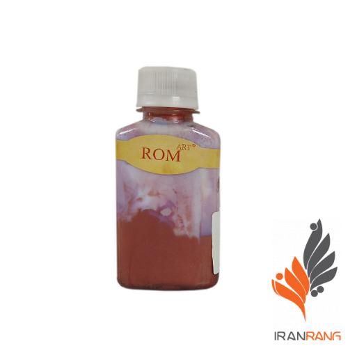 خرید رنگ اکریلیک صدفی فام شرابی روم آرت 140 گرمی - ایران رنگ