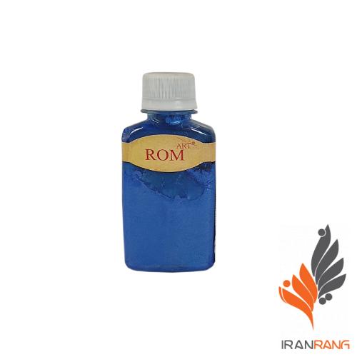 خرید رنگ اکریلیک صدفی فام آبی کاربنی روم آرت 140 گرمی - ایران رنگ