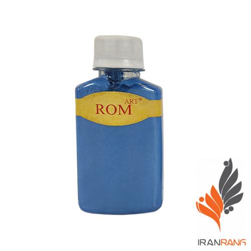 خرید رنگ اکریلیک صدفی فام سرمه ای روم آرت 140 گرمی - ایران رنگ