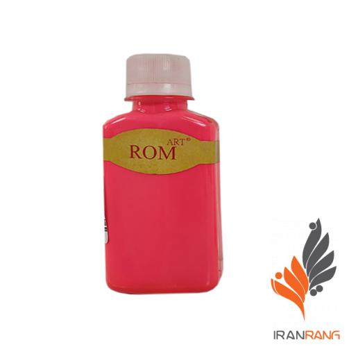 خرید رنگ فلورسنت فام صورتی روم آرت 125 گرمی - ایران رنگ