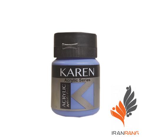 خرید رنگ دکوراتیو اکریلیک صدفی فیروزه ای کارن 300 گرمی - ایران رنگ