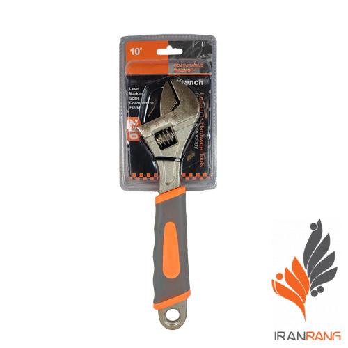 خرید آچار فرانسه 10 روکش دار - ایران رنگ