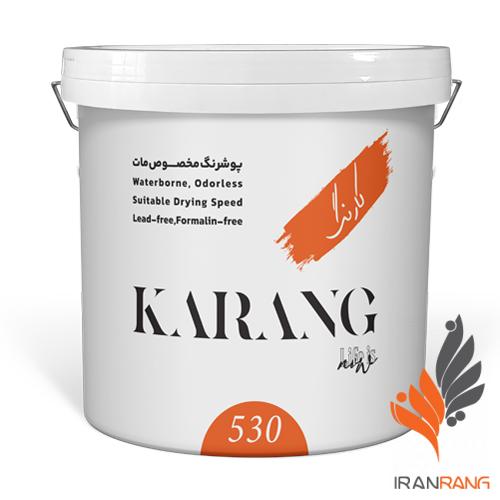 پوشرنگ نیم پلاستیک مخصوص کارنگ کد 530 حلب - ایران رنگ