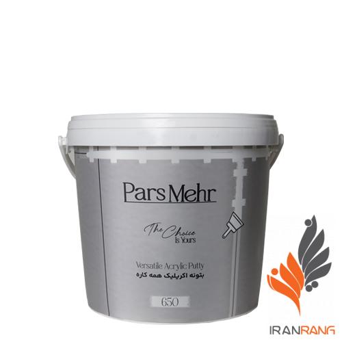 خرید بتونه اکریلیک همه کاره پارس مهر کد 650 دبه - ایران رنگ