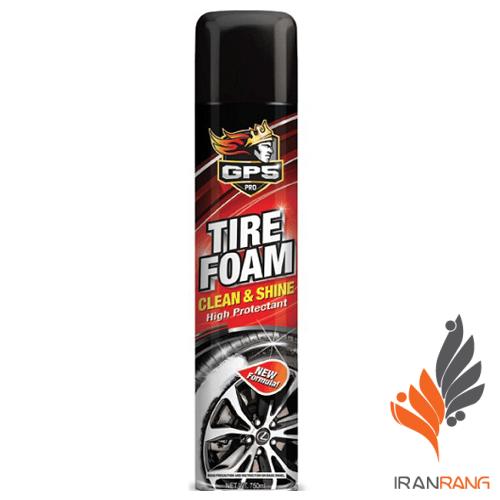 خرید اسپری فوم براق کننده لاستیک Gp5 گل پخش - ایران رنگ